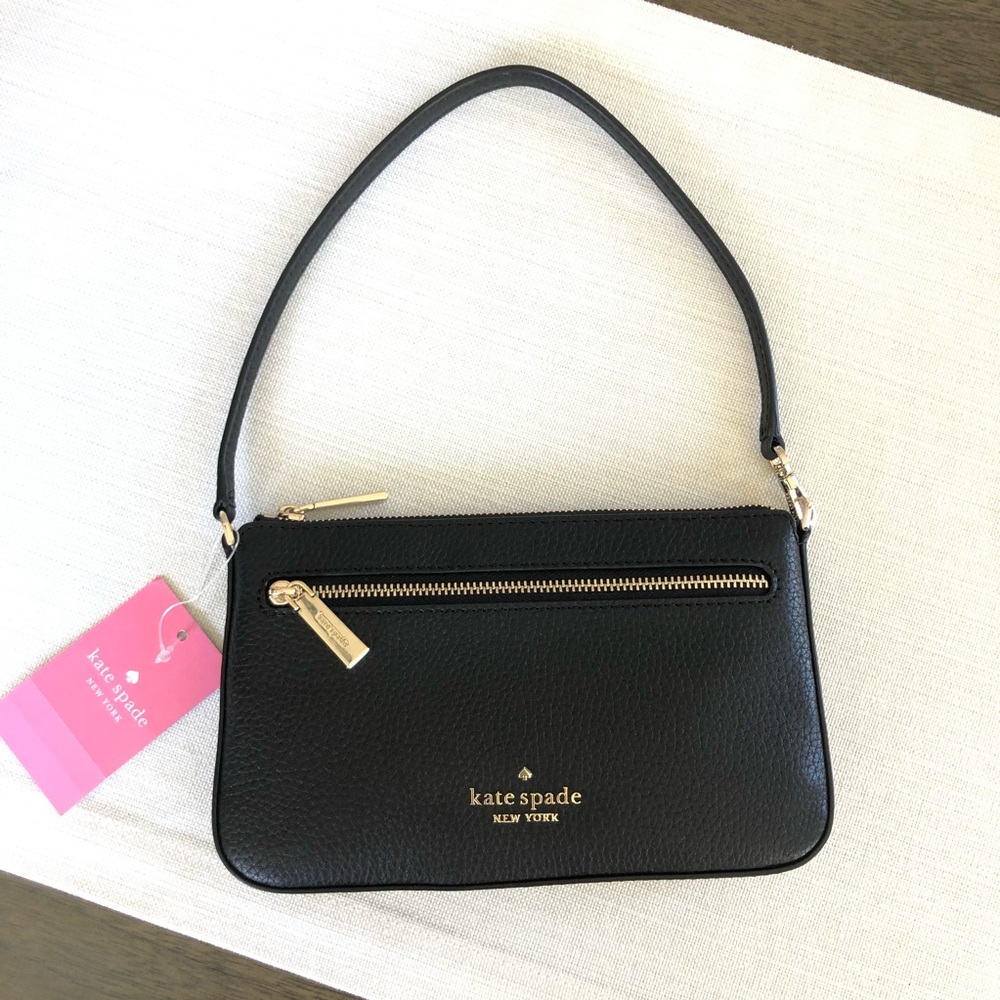 Kate Spade Leila Pebbled Leather Convertible Wristlet